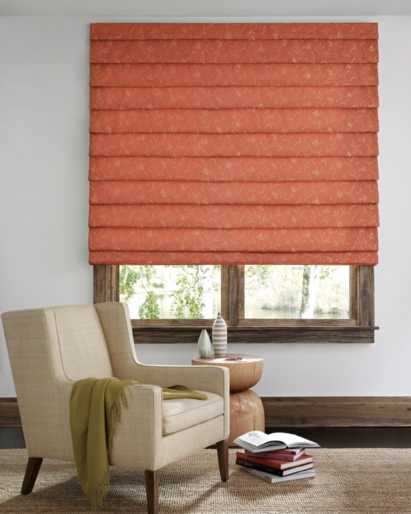 hobbled roman shade style