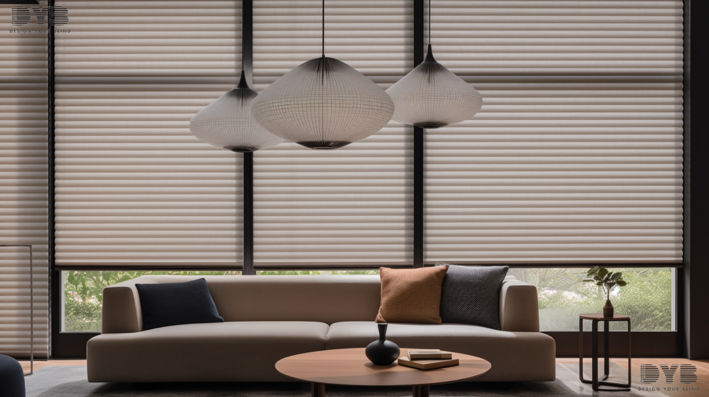 A playroom featuring Cellular Shades and Baker Furniture in Lighthouse Point, FL.