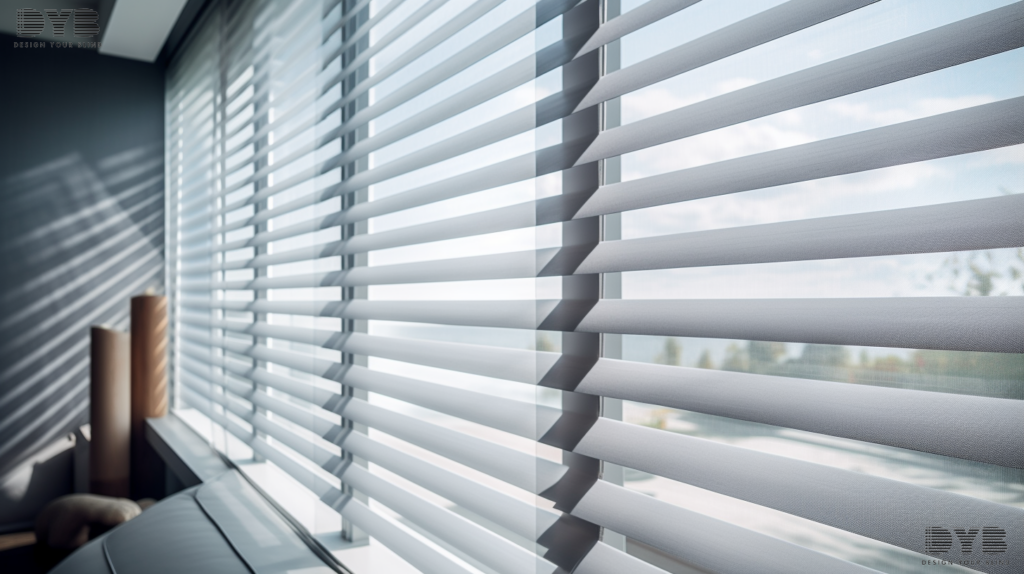 Close-up of Hunter Douglas Silhouette Shades in Highland Beach, Florida.
