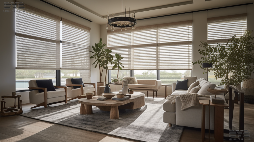 A Lighthouse Point playroom with Solar Shades, providing a playful and safe environment for children.