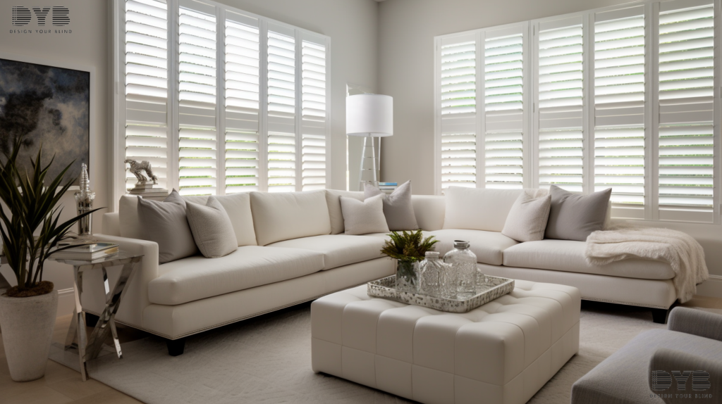 Plantation Shutters in a Boynton Beach living room
