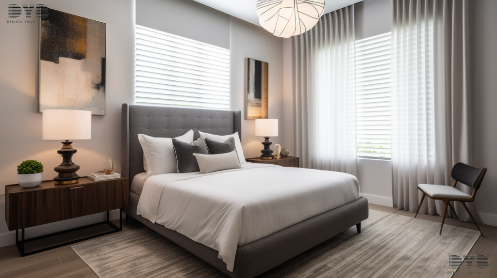 Honeycomb Shades in Highland Beach, Florida bedroom.