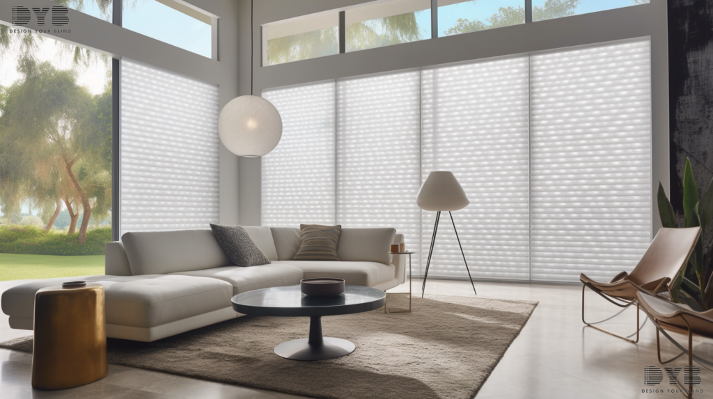 Honeycomb Shades in Highland Beach, Florida home.