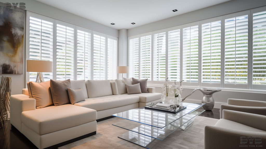 Plantation Shutters in a Boca Raton living room
