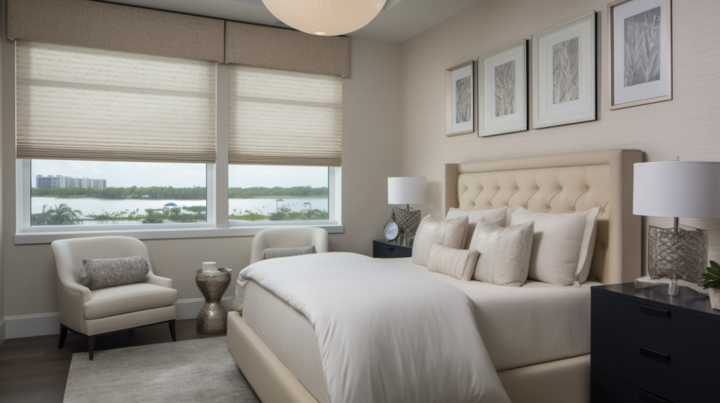 Blackout Roller Shades in Boca Raton, Florida.